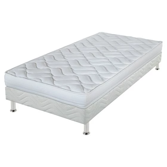 Ensemble tapissier Melissa Omega strech blanc 80x190