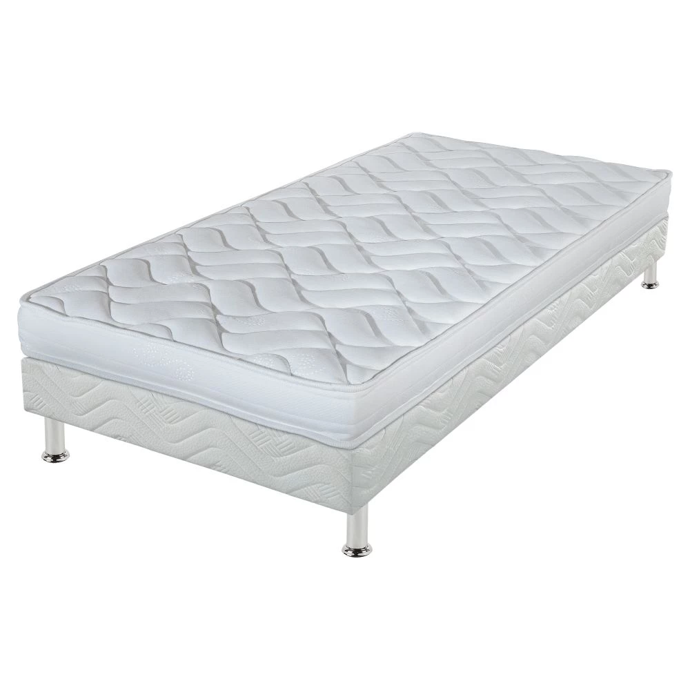 Ensemble tapissier Melissa Omega strech blanc 90x190