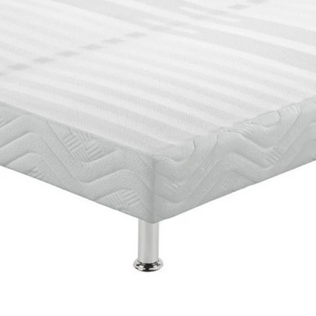 Sommier tapissier + jeu de pieds 160x200