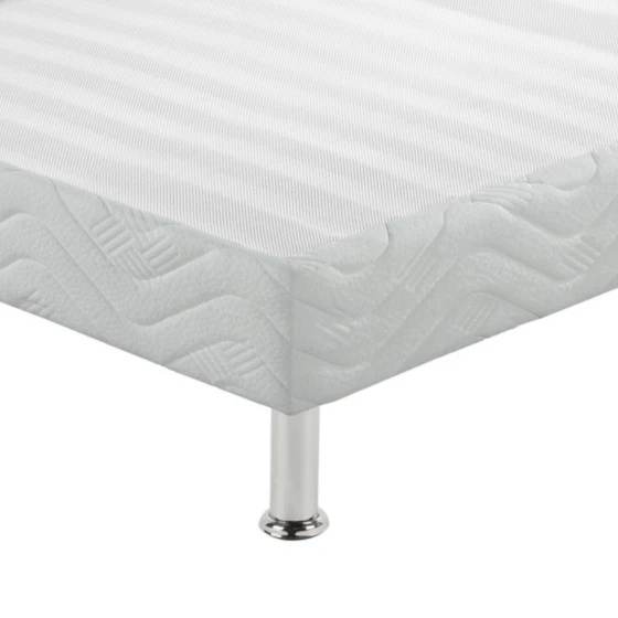 Sommier tapissier + jeu de pieds 90x200