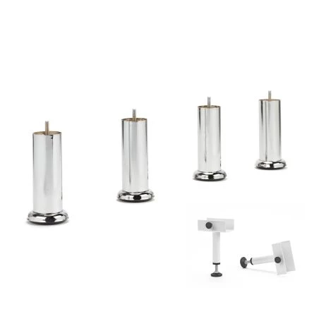 Ensemble tapissier Ryad Omega strech blanc 2x80x190