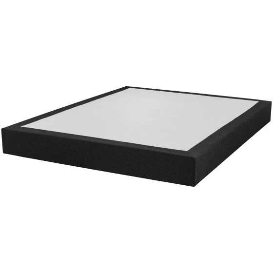 Sommier Tenor + tête Gabrielle + pieds 160x200 tissu poivre 10 lattes