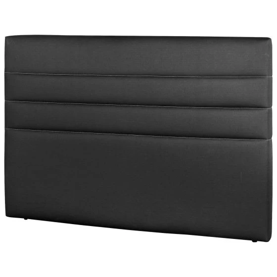 Sommier Tenor + tête Gabrielle + pieds 160x200 tissu poivre 10 lattes