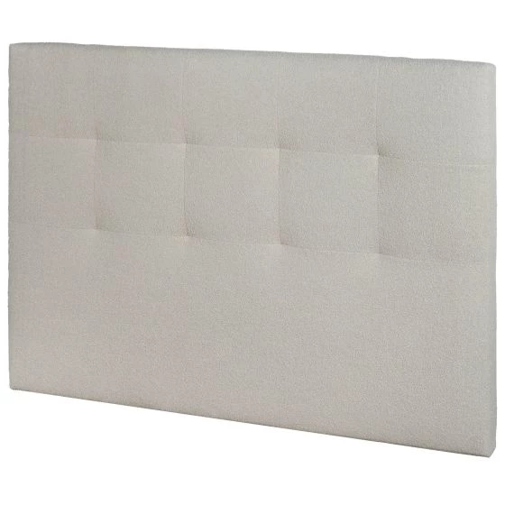 Sommier Tenor + tête Orane + pieds 160x200 bouclette crème 10 lattes