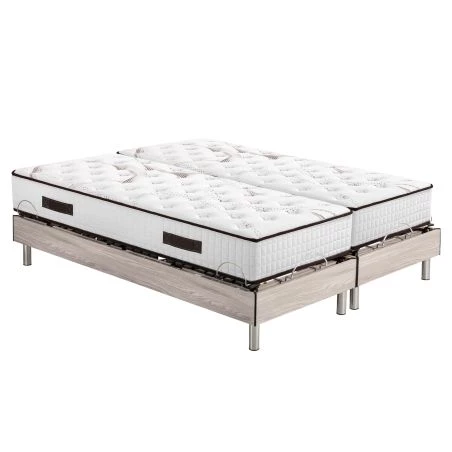 Lit électrique 80+80x200 S73 + matelas Louxor 3 Lit électrique 80+80x200 S73 + matelas Louxor 3