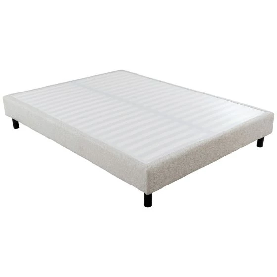 Sommier + Pieds + Matelas Moorea Newkit Bouclette 140x190