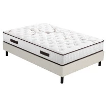 Sommier + Pieds + Matelas Myriade 4 Newkit Bouclette 140x190