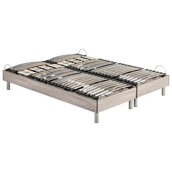 Lit électrique 80+80x200 S73 + matelas Myriade 4