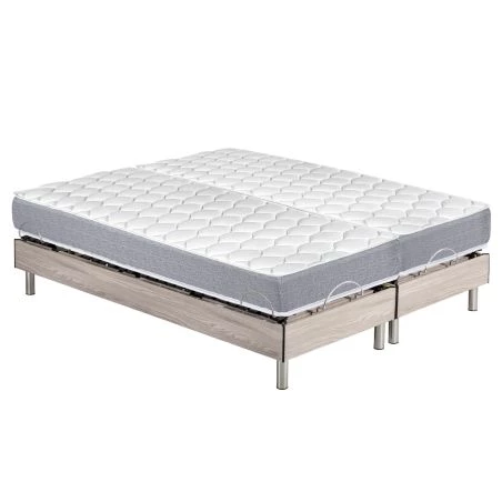 Lit électrique 80+80x200 S73 + matelas Wave Lit électrique 80+80x200 S73 + matelas Wave