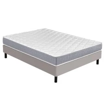Sommier + Pieds + Matelas Ryad Newkit Lin 140x190
