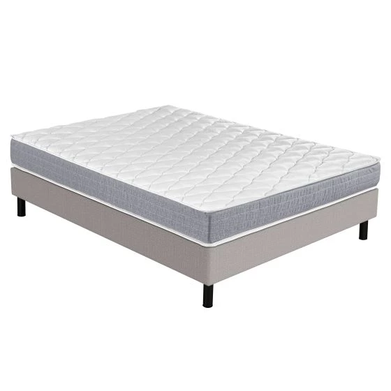 Sommier + Pieds + Matelas Ryad Newkit Lin 160x200