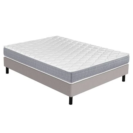 Sommier + Pieds + Matelas Ryad Newkit Lin 160x200