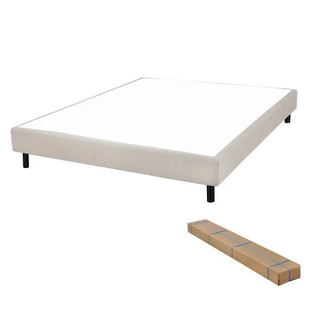 Sommier + Pieds + Matelas Ryad Newkit Lin 160x200