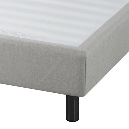 Sommier + Pieds + Matelas Ryad Newkit Lin 160x200