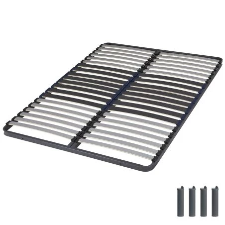 Sommier + pieds 140x190 2x20 lattes C34 Sommier + pieds 140x190 2x20 lattes C34