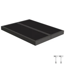 Sommier tapissier 2x90x190 SR15 anthracite 3