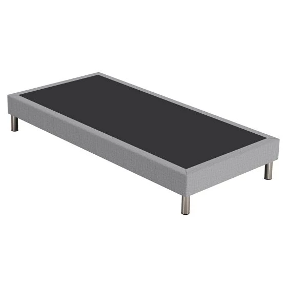 Sommier tapissier + pieds 80x200 SR15 gris cobalt