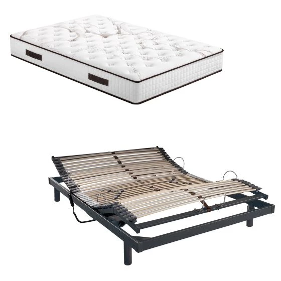Lit électrique S50 + matelas Myriade 140x190