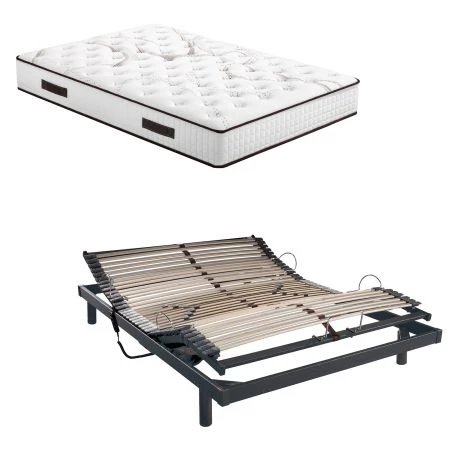Lit électrique S50 + matelas Myriade 140x190