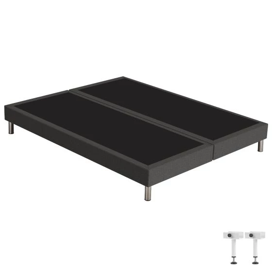 Ensemble tapissier Rugby SR15 Anthracite 180x200