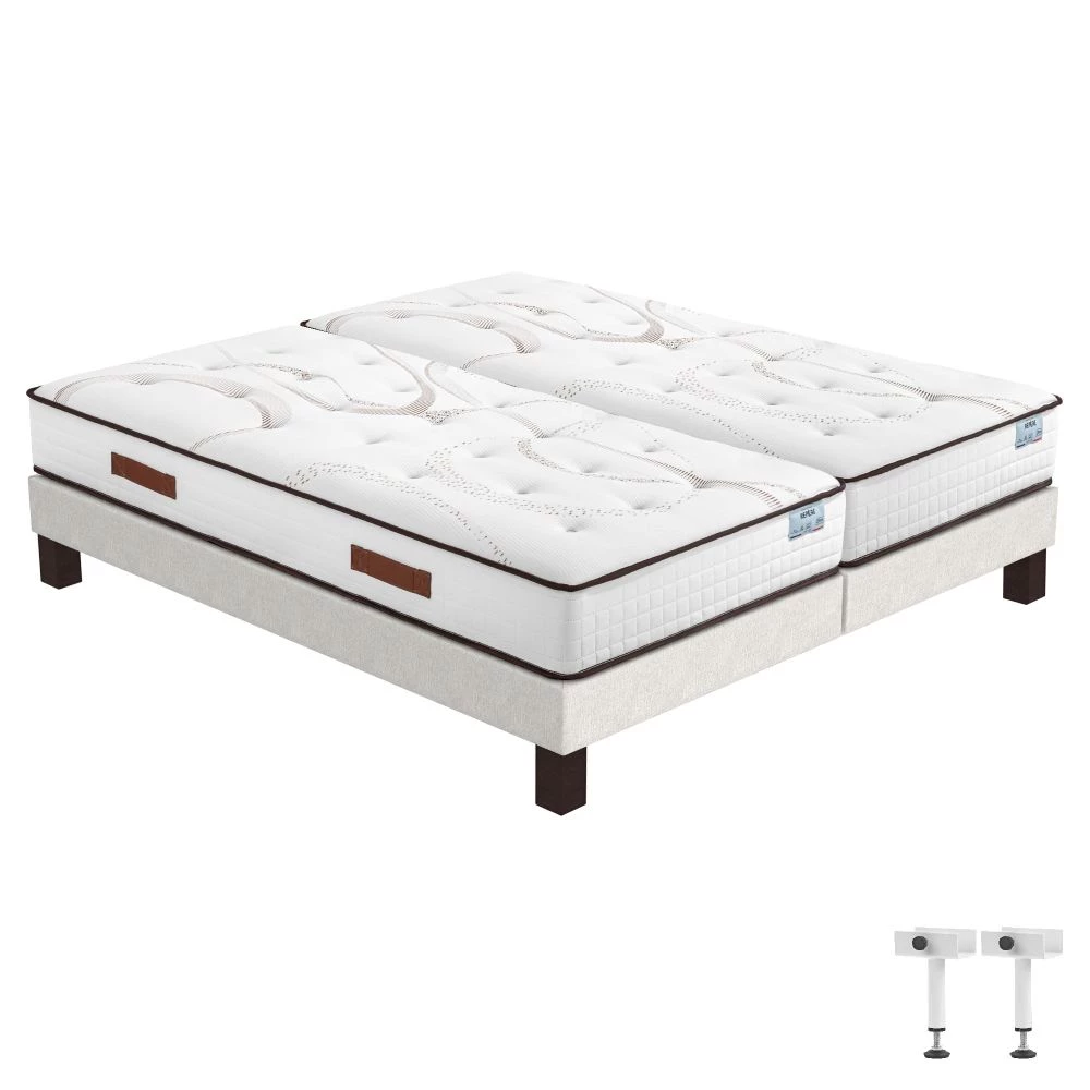 Ensemble tapissier Repere SR15 Beige 2x80x200
