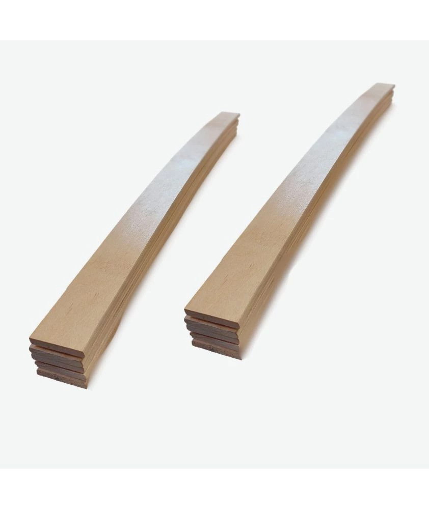 10 Lattes pour Sommier et Lit 140x190 | Bois 7 Plis | 680x48x8 mm | Remplacement pour Clic Clac, BZ, Lattes Bois, Sommier à Latt