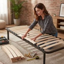 1 latte + 2 embouts - 680x48x8 mm - lit 140 - pour sommier / bz / clic clac