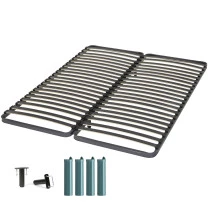 Sommier + jeu de pieds 70+70x190 Epsilon 2x20 lattes