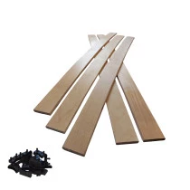 2 lattes + embouts - 680x48x8 mm - lit 140 - pour sommier / bz / clic clac