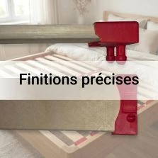 5 lattes + 10 embouts - 680x68x8 mm - lit 140 - pour sommier / bz / clic clac