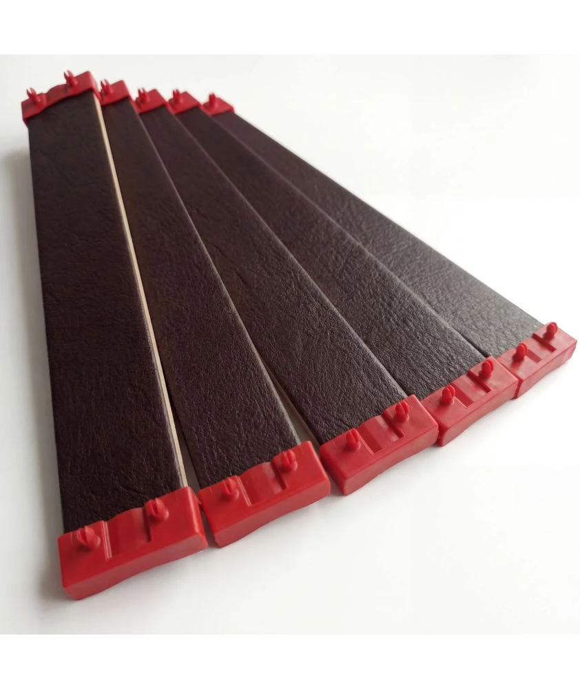 5 lattes + embouts - 780x68x8 mm - lit 160 - pour sommier / bz / clic clac