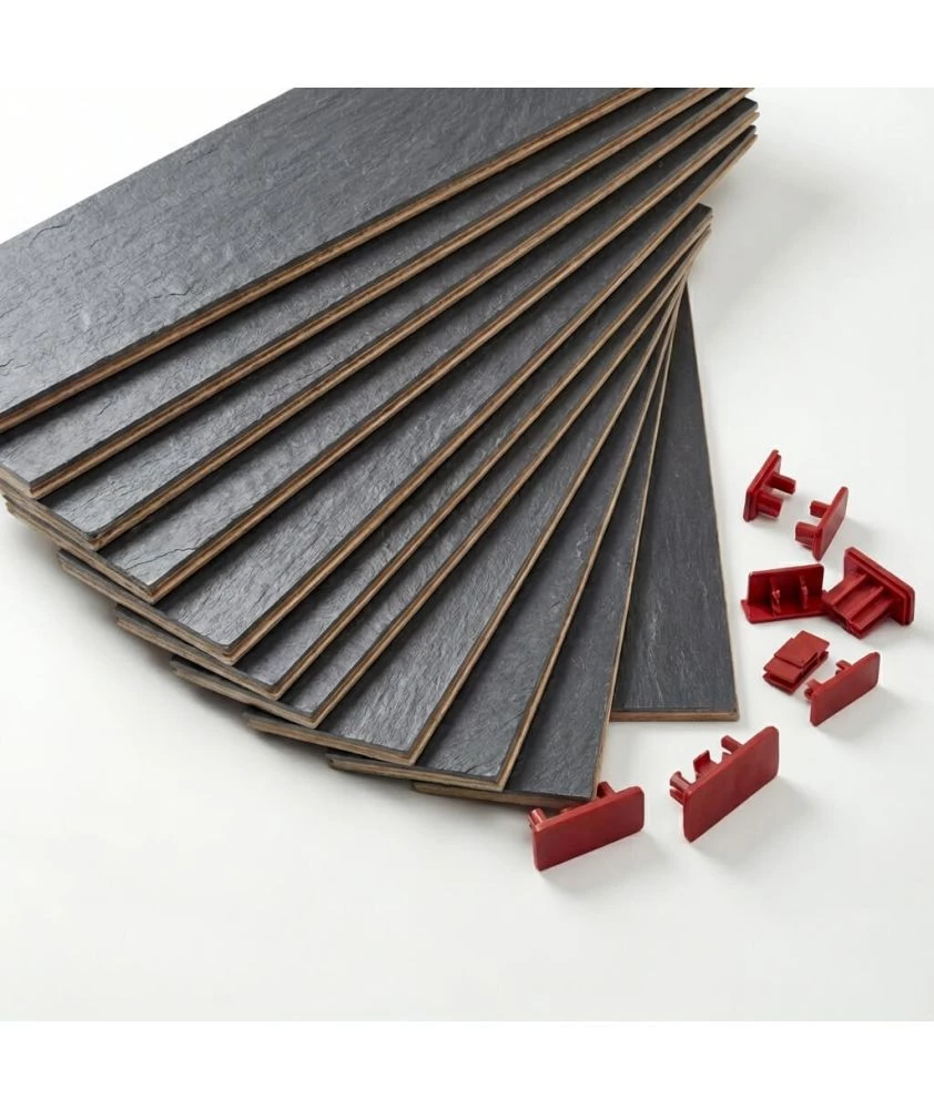10 lattes + 20 embouts - 680x68x8 mm - lit 140 - pour sommier / bz / clic clac