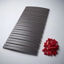 15 lattes + 30 embouts - 680x68x8 mm - lit 140 - pour sommier / bz / clic clac