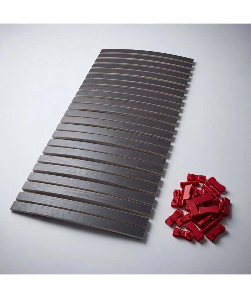 15 lattes + embouts - 780x68x8 mm - lit 160 - pour sommier / bz / clic clac