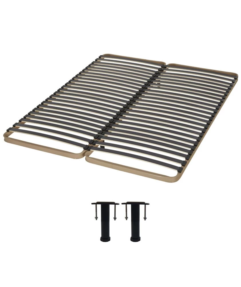 Sommier 2x70x190 C224 2x24 lattes