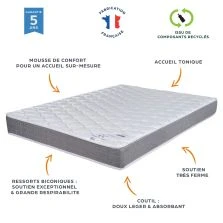 Matelas 80x190 Ryad ressorts