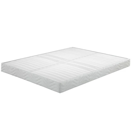 Sommier tapissier 140x200 Omega blanc 2x17 lattes