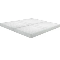 Sommier tapissier 70+70x190 Omega blanc 16 lattes