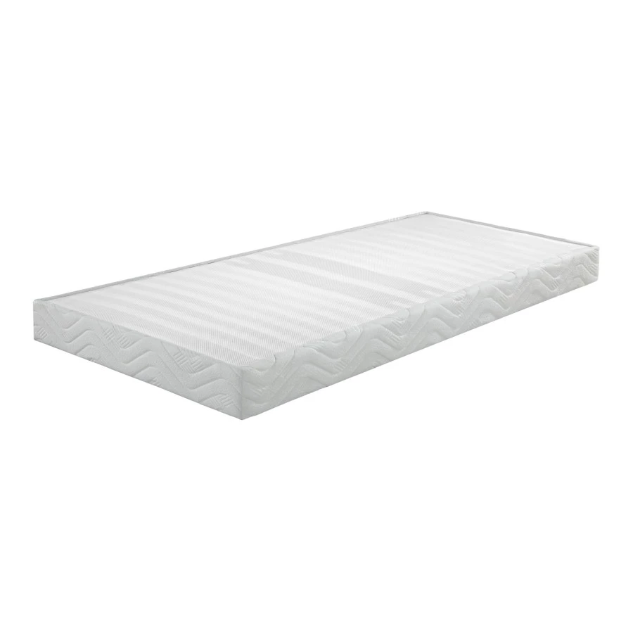 Sommier tapissier 90x200 Omega blanc 17 lattes