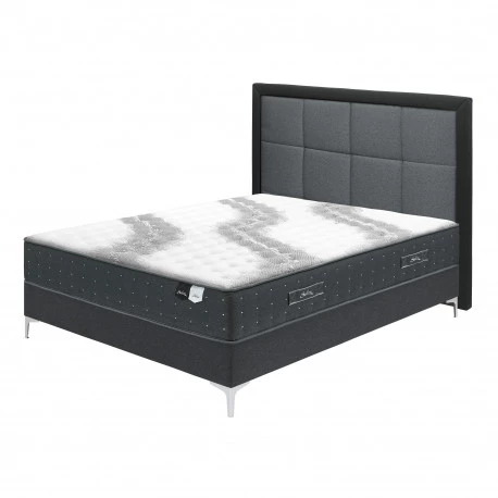 Literie complète Lila 140x190 anthracite Literie complète Lila 140x190 anthracite