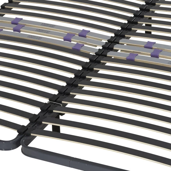 Sommier 80+80x200 en métal