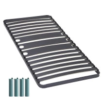 Sommier + pieds 90x190 15 lattes C416
